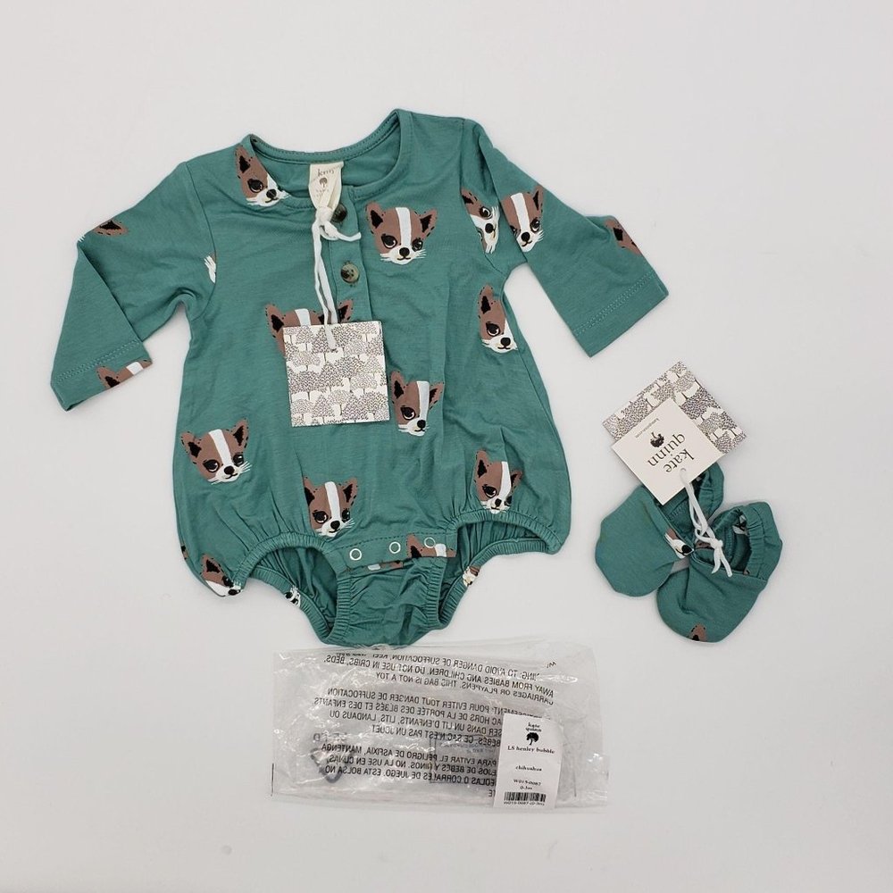 NWT Kate Quinn chihuahua‎ 0-3M bundle